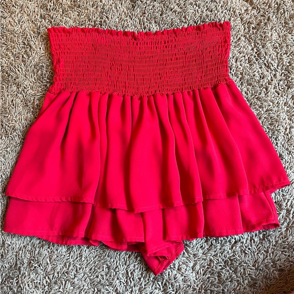 Medium red Adrienne skirt